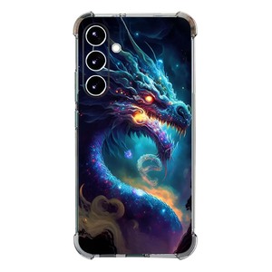 lot 7627337 image: Beaucov Case for Samsung Galaxy S24 FE,Blue Dragon Drop Protection Shockproof Case TPU Full Body Protective Scratch-Resistant Cover for Samsung Galaxy S24 FE