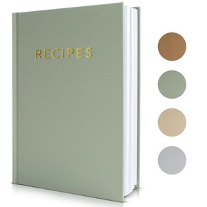 lot 7627345 image: Aesthetic Blank Recipe Book with Waterproof Cover - The Perfect Recipe Notebook To Write In Your Own Recipes - Beautiful Blank Cookbook to Organize Your Recipes