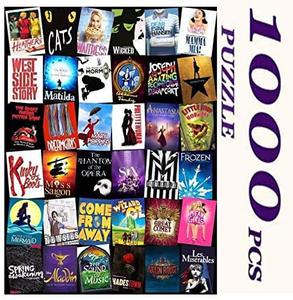 lot 7627371 image: 1000 Pieces of Jigsaw Puzzles Custom Broadway Musical Theater Jigsaw Puzzle for Adults and Teens Over 12 Years Old Large Size Ideal Relaxation Decompression Meditation Gift 27.6x19.7 Inches