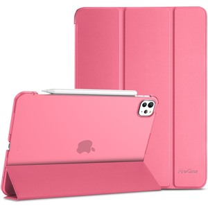 lot 7627375 image: ProCase Smart Case for iPad Pro 11 Inch Case 2024 M4(Model A2836A2837A3006), Slim Folio Stand Hard Back Shell Protective Tablet Cover for 5th Generation iPad Pro 11 2024 -Melonpink