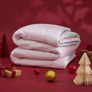 lot 7627425 image: Bedsure Comforters Queen Size -Duvet Insert PinkGray Down Alternative Comforter Quilted All Season Duvet with Tabs-Machine Washable-Gifts for Women(PinkGray,Queen 88x88)