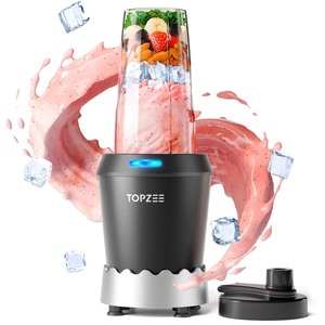 lot 7627426 image: TOPZEE Blender for Smoothies, 1000W Slushie Machine, Bullet Blenders for Kitchen, Personal Portable Blender, Protein Shake Mixer with 24oz Easy Go Cups, Licuadora, Dishwasher Safe, Max 1200W