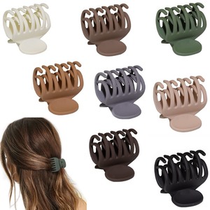 lot 7627435 image: 1.6 Matte Medium Double Row Teeth Hair Clips for Women - Strong Hold Jaw Clamps for Thin, Fine & Thick Hair