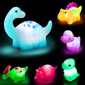 lot 7627440 image: TOY Life Dinosaur Bath Toys for Kids Ages 4-8, Bath Toys for Kids Ages 1-3, Light Up Bath Toys for Boys Girls, Toddler Bath Time Toy, Baby Bath Toys, No Hole Bath Toys, Bathtub Toy for Toddler.