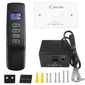 lot 7627481 image: CASMER Upgrad Gas Fireplace Remote Control System Kit for Millivolt Valve Gas.Fit for skytech Ambient Majestic Napoleon ect,Temperature Control LCD Screen Safety Protection,3 YR Warranty NOT Battery