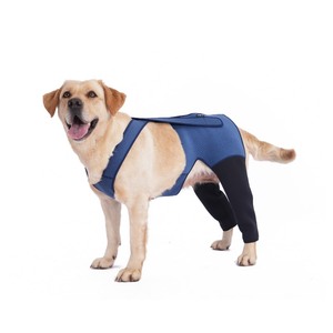 lot 7627489 image: Dog Hind Leg Recovery Sleeve Dog Recovery Suit as Cone Collar Alternative, 2.5mm Thick and Waterproof, Prevent Pet Wounds Licking, Biting (XXLarge)