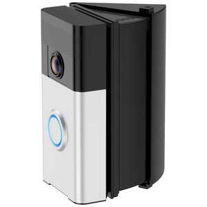 lot 7627509 image: QIBOX Adjustable (30 to 55 Degree) Angle Doorbell Mount Compatible with RingBlink Video Doorbell 4321WiredPro(2020 Release), Replacement Adapter Mounting Holder Bracket Wedge Accessories Kit