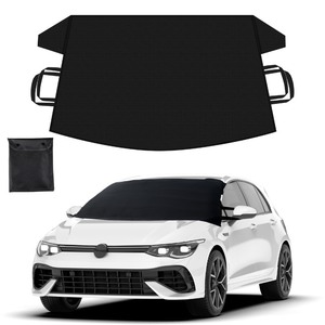 lot 7627547 image: EcoNour Windshield Cover for Ice and Snow  Durable 600D Oxford Fabric  Waterproof Winter Car Cover for Compact Cars, Small SUV and Small Sedan  Essential Car Winter Accessories  Small (64 x 42)