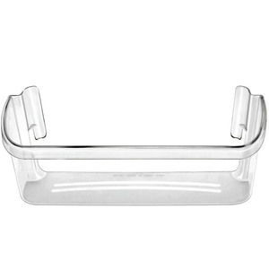 lot 7627552 image: 240323002 Refrigerator Door Bin Shelf Compatible with Frigidaire or Electrolux, Bottom 2 Shelves on Refrigerator Side, Single Unit, Clear, Replaces PS429725, AP2115742, AH429725��