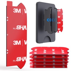 lot 7627574 image: Sticky Adhesive Replacement for Socket Wallet Base, pop-tech 6pcs 3M VHB Strong Sticker Pads for Cell Phone Wallet Plus Case Back Stand, Double Sided Tape for iPhone 13 14, Samsung & All Smartphone