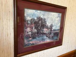lot 7538 image: Scenic frames and matted picture