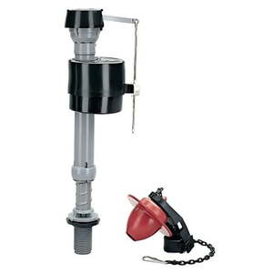 lot 7686 image: Fluidmaster 400CR Universal Toilet Fill Valve and 2 Toilet Flapper Repair Kit New 1-Pack - Retail $100.31