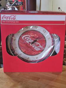 lot 7707 image: Coca-Cola Neon Wall Clock