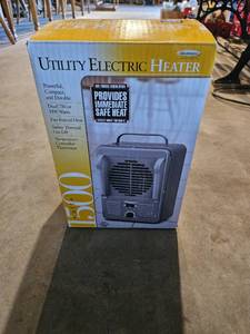 lot 7741 image: Lakewood Space Heater Portable Milk House Style 792jr 750 Or 1500 Watts
