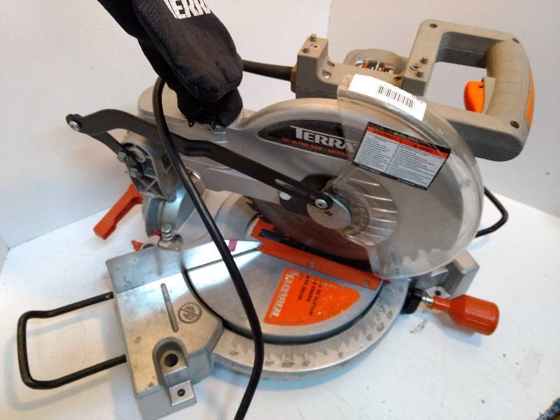 Terratek 10 online sliding mitre saw