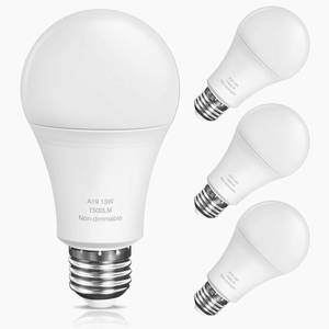 lot 1048 image: UNILAMP Super Bright White LED Light Bulbs, 23W A21 LED Light Bulbs, 150 Watt - 200 Watt Equivalent, Daylight White 5000K, 2500LM, Non-dimmable, E26 Base for Home Office Porch, 4 Pack Retail $14.99