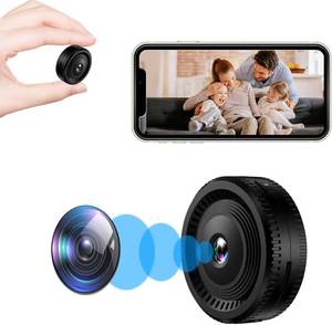 lot 1101 image: Hidden Camera - Indoor Camera - Nanny Camera - Best Mini Camera - WiFi Wireless Camera - Home Camera for PetBaby - Live Video Recorder with Night Vision - Full HD Surveillance Camerar (Circular) Retail $31.88