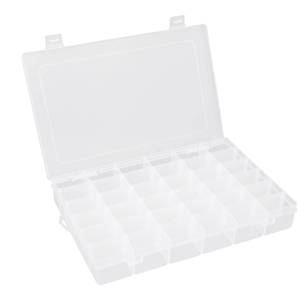 lot 1108 image: OALCQ 36 Grids Bead Organizer Box Tackle Box Organizers and Storage Rock Collection Box Washi Tape Organizer Box Organizer Plastic Organizer Box Bead Box Small Organizer Box Retail $10.35