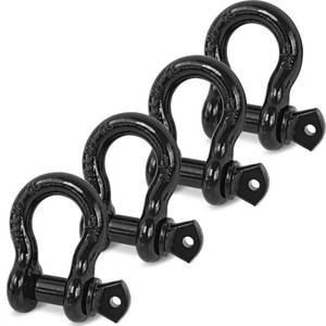 lot 1119 image: Digank D Ring Shackles, 12 Clevis Shackle with 916 Screw Pin 26,400Ibs Break Strength, Rugged Off Winch Shackle Heavy Duty Shakcles (Black) Accessories for Jeep Pickup Trucks SUV Trailer ATV UTV Retail $21.89