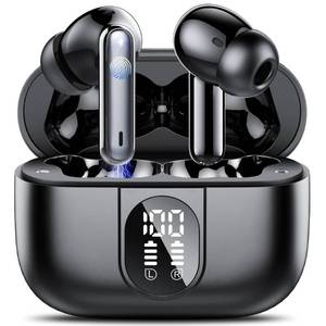 lot 1127 image: Wireless Earbuds, 2023 Bluetooth 5.3 Headphones HiFi Stereo, 40H Playtime in-Ear Earbud, Bluetooth Earbuds with LED Power Display, IP7 Waterproof Wireless Earphones Sport Headset for Android iOS Retail $17.99