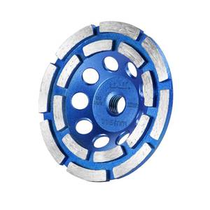 lot 1131 image: SALI 4.5 Inch Concrete Grinding Wheels 16 Turbo Diamond Segments 58-11 Arbor Diamond Grinding Wheel Fit for Paint, Epoxy, Mastic Coating Removal Retail $22.89