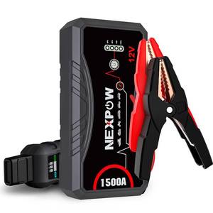 lot 1144 image: NEXPOW Car Jump Starter Car Battery Jump Starter Pack 1500A Peak Q10S for Up to 7.0L Gas and 5.5L Diesel Engine12V Auto Battery Booster,Jumper Cables Portable Lithium Jump Box with LED LightUSB QC3.0 Retail $58.37