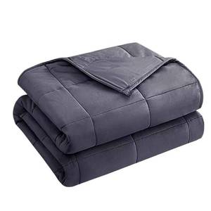 lot 1146 image: yescool Weighted Blanket for Adults (20 lbs, 60�� x 80��, Grey) Cooling Heavy Blanket for Sleeping Perfect for 190-210 lbs, Queen Size Breathable Blanket with Premium Glass Bead, Machine Washable Retail $57.49
