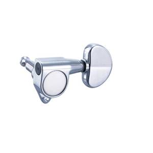 lot 1161 image: DJ235C-D4 TENOR Acoustic Guitar Tuners, Tuning Key PegsMachine Heads for Acoustic Guitar with Chrome Plated Finish and Chrome Plated Buttons. Retail $37.38