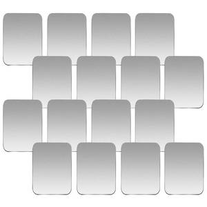 lot 1227 image: Replacement Metal Plates Set for Magnetic Car Mount, Wall, Phone Holder. 14 Large Silver Iron Discs Without Holes for Magnets. 3M Adhesive Thin Steel Cell Phone Case Back Magnet Stickers 14 Pack Retail $9.99