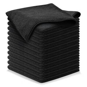 lot 1232 image: USANOOKS Microfiber Cleaning Cloth - 12Pcs 12.5x12.5 inch High Performance - 1200 Washes, Ultra Absorbent Microfiber Towels for Cars Undercarriage, Rims and Engine Bay Cleaning -Microfiber Cloth Retail $12.49