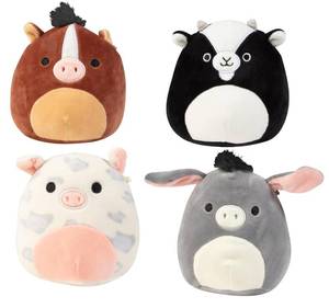 lot 1274 image: Squishmallows Mystery 5-Inch Farm Plush - Receive 1 of 4 Styles - Official Jazwares - Horse, Pig, Donkey or Goat - Collectible Soft & Squishy Mini Stuffed Animal Toy - Gift for Kids, Girls & Boys Retail $14.99