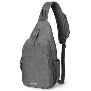lot 1298 image: G4Free Sling Bag RFID Blocking Sling Backpack Crossbody Chest Bag Daypack for Hiking Travel(DimGray) Retail $32.49