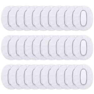 lot 6294 image: Outus 100 Pack Clear Disposable Ear Protectors Waterproof Ear Covers for Hair Dye, Shower, Bathing