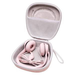 lot 6316 image: LTGEM Hard Headphone Case for Logitech H390, H430, H570e, Zone 300, Zone 301 or JLab Go Work, JIAMQISHI, EAGLEND Headset - PinkGrey