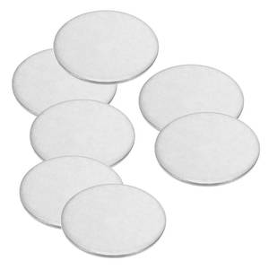 lot 6336 image: PATIKIL 40mm Steel Disc, 40Pcs Metal Stamping Blanks Tags Circle Round Metal Plate Strike DIY 304 Stainless Steel for Laser Engraving Stamping Craft Name Tag