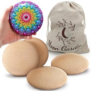 lot 6339 image: 10PCS Extra Large Rocks for Painting, 4.5 Inch, Flat Smooth Wooden Rocks for Rock Painting, Premium Rock Painting Kit Stones, Perfect Flat Painting Rocks for Arts and Crafts