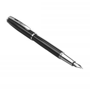 lot 6343 image: Amazon Basics Fountain Pen with two replacement cartridges- Medium Point, Black Ink