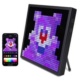 lot 6347 image: REYLAX LED Pixel Display 32x32 RGB LED Matrix Panel Programmable Pixel Art Display with Bluetooth APP Control, Creative Animations Pixel Frames LED Wall Art for Boys Girls Kids Adults