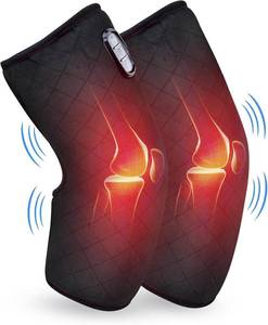 lot 6356 image: COMFIER Heated Knee Massager with Heating Pad for Knee Pain Relief,Valentines Day Gifts for Men Women Dad Mom,Knee Warmers Wrap, FSA or HSA Eligible,Heated Knee Pad for Men Women Seniors