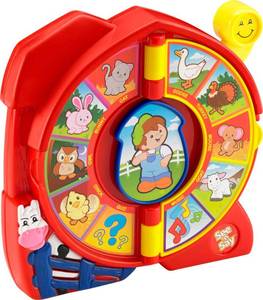 lot 6372 image: Fisher-Price Little People Toddler Toy See �n Say The Farmer Says, Learning Game with Music and Sounds for Kids Ages 18 Months (Amazon Exclusive)