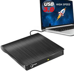 lot 6457 image: Gotega External DVD Drive, USB 3.0 Portable -RW, DVD Player for CD ROM Burner Compatible with Laptop Desktop PC Windows Linux OS Apple Mac Black