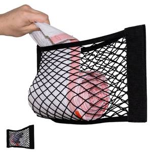 lot 6486 image: Nelspen Extra Large Trash Bag Holder Mesh Storage Net Grocery Bag Organizer Dispenser for Aluminum Foil, Garbage Bag, Plastic Wrap, Shopping Bag Under Sink Cargo Organizers for Home and Wall Mounted