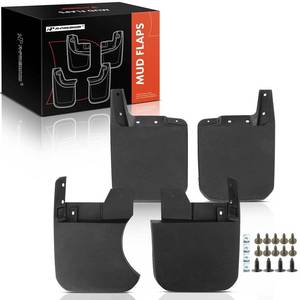 lot 7057 image: A-Premium Set of 4PCS Mud Flaps Splash Guards Mudflaps Mudguards with Hardware Kits Compatible with Jeep Gladiator, WillysSport, 2023 2024, Crew Cab Pickup, Front and Rear (Driver and Passenger Side)