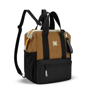 lot 8081 image: Sherpani Dispatch, Convertible Backpack Tote, Travel Backpack, Crossbody Bags for Women, Laptop Backpack, Fits 14 Inch Laptop (Elmwood) - Retail $84.89