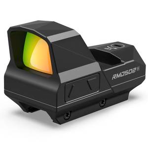 lot 8152 image: VOTATU RMD502-R Multiple Reticle Red Dot Sight 1 MOA Dot 40 MOA Circle Shake Awake 1x30mm Reflex Sight Picatinny Red Dot Scope - Retail $146.55