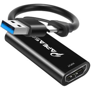 lot 8163 image: Papeaso Capture Card, Video Capture Card HDMI to USBType-C 1080P 60FPS Game Capture Card for Streaming, Teaching, Video conferencing or Live Broadcasting