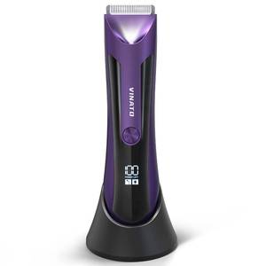lot 8178 image: VINATO Electric Body Hair Trimmer - Manscape Ball Trimmer, Groin Hair Trimmer for Men, Waterproof Ball Shaver, USB Recharge Dock Replaceable Ceramic Blade, 90 Mins Battery Life