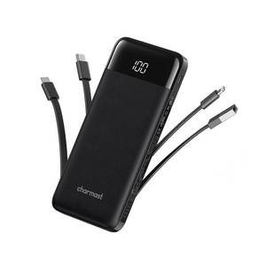 lot 8246 image: Portable Charger with Built in Cables, Portable Charger with Cords Wires Slim 10000mAh Travel Essentials Battery Pack 6 Outputs 3A High Speed Power Bank for iPhone Samsung Pixel LG Moto iPad