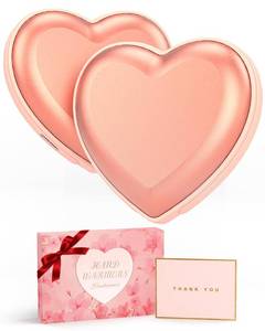lot 8262 image: Hand Warmers Rechargeable - 2PCS Cute Heart-Shaped 5200mAh Electric Hand Warmer - Gifts for Women for Outdoor, Valentines Day Gifts for Her, Birthday Gifts for Women