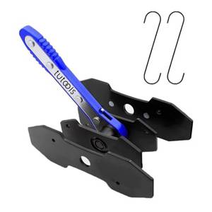 lot 8488 image: TUTOOLS Brake Caliper Press, Caliper Piston Spreader with 2 PCS Steel Plates,Brake Caliper Piston,Brake Tools,Wrench Brake Pad Spreader Tool with 360 Degree Brake Caliper Press Ratchet(Blue